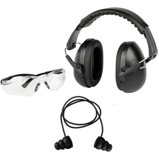 Safariland Pro Impulse Range Kit Eye Protection, Earmuffs, Impulse Plus In Ears