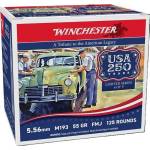 Winchester USA Anniversary Edition Rifle Ammo 5.56 NATO 55gr. FMJ LC 125 rd.