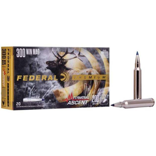 FEDERAL 300 WIN MAG 175GR TERMINAL ASCENT 20 RD/BX 10 BX/CS