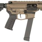 CMMG PISTOL, BANSHEE, FIXED EJECTOR, 9MM, 5", MIDNIGHT BRONZE W/ADJ RIP BRACE