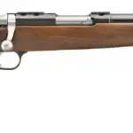 RUGER 77/44 44 MAG BOLT RIFLE, 16.6" BLUED T.B. BBL, WALNUT, 4RD