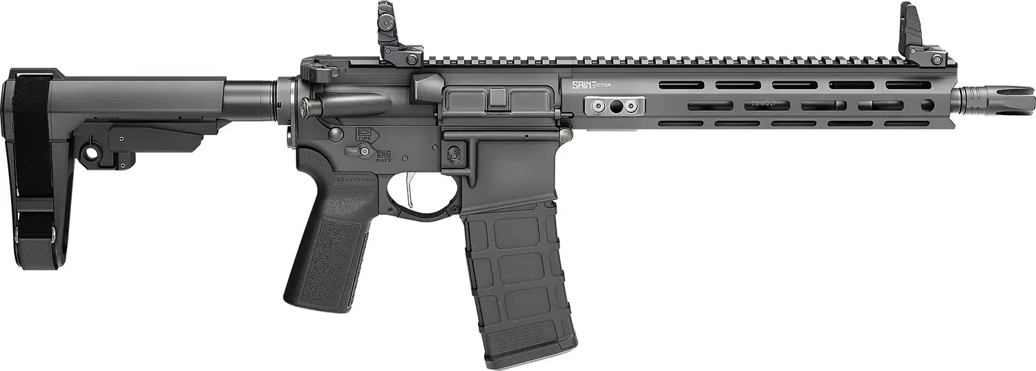 Springfield Armory Saint Victor V2 5.56 NATO pistol with 11.5-inch barrel and SBA3 brace