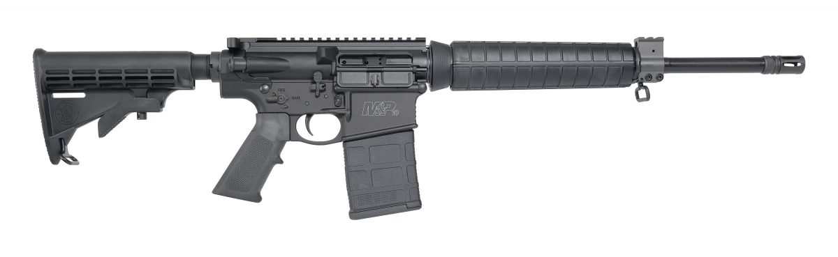 Smith & Wesson M&P10 Sport OR .308 rifle with 16-inch barrel and black finish