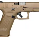 Glock 19X V 9mm pistol with Flat Dark Earth finish and night sights