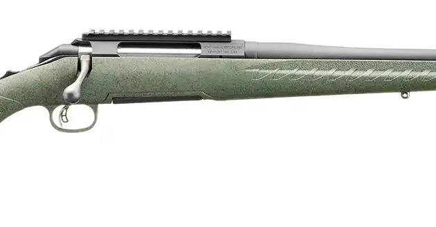 GLENFIELD MODEL A 30/06 RIFLE 20" T.B. MOSS GREEN SPLATTER 4RD