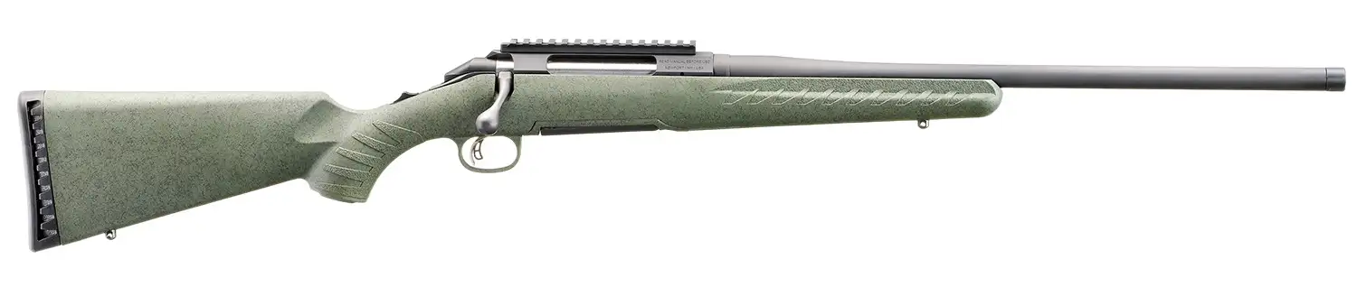 GLENFIELD MODEL A 30/06 RIFLE 20" T.B. MOSS GREEN SPLATTER 4RD