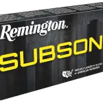 REMINGTON S308W1  308 WIN SUBSONIC 190 GR BHP 20RD/BX 10BX/CS