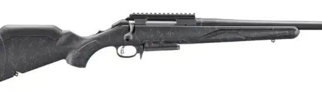 RUGER AMERICAN G2 PATROL 300WM 20" BULL CONTOUR BLACK SPLATTER 3RD