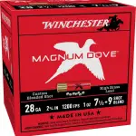 WINCHESTER 28 GA 2-3/4" 7.5&9 MAGNUM DOVE 1 OZ 25RD/BX 10BX/CS