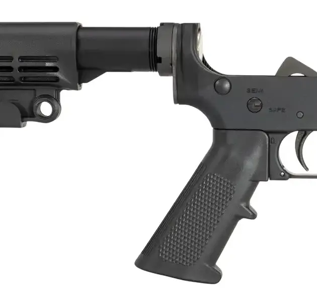 One Horse AR15 complete lower receiver with Mil-Spec buffer tube and M4 stock