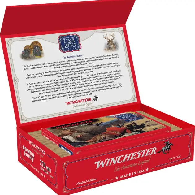 WINCHESTER SUPER X 270WIN 150GR PP 250TH ANNIVERSARY 20RD/BX 6BX/CS