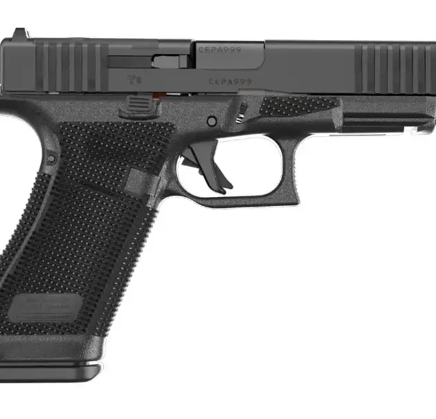 Glock 17 Gen6 9mm handgun with 4.49-inch barrel, fixed sights, and black finish