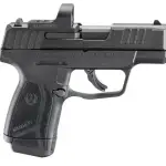 RUGER MAX-9 MANUAL SAFETY READYDOT OPTIC 9MM PSTL 3.2" BLACK 1-12RD MAG