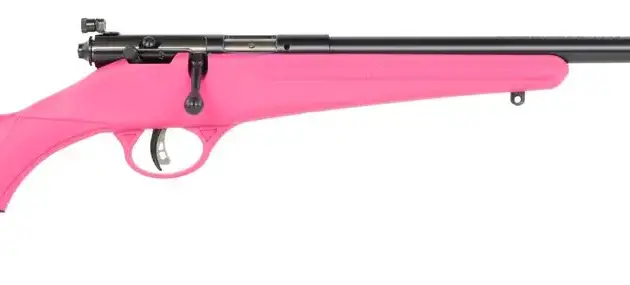 SAVAGE RASCAL F-SR PINK 22LR RIFLE 16.125" THREADED 1 SHOT