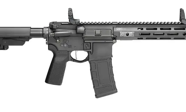 SPRINGFIELD ARMORY SAINT VICTOR 300BLK PISTOL BLACK, FU SIGHTS, SBA3 BRACE 1-30RD
