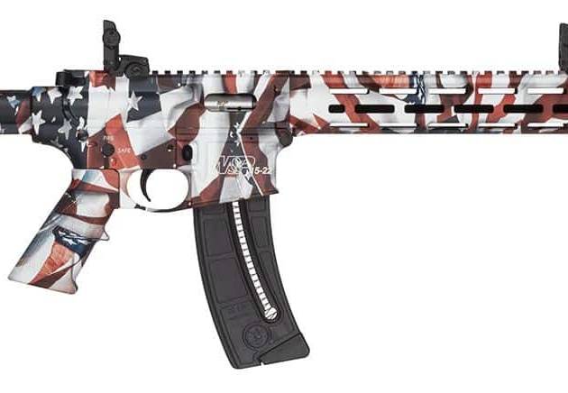Smith & Wesson M&P 15-22 Sport Flag .22 LR rifle with 16.5-inch barrel