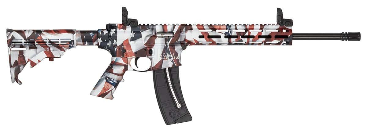 Smith & Wesson M&P 15-22 Sport Flag .22 LR rifle with 16.5-inch barrel