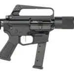 DPMS KITTY KAT G9 9MM PISTOL 8" A1 SLICK SIDE TUBE, CAR BRACE 1-33RD GLOCK MAG