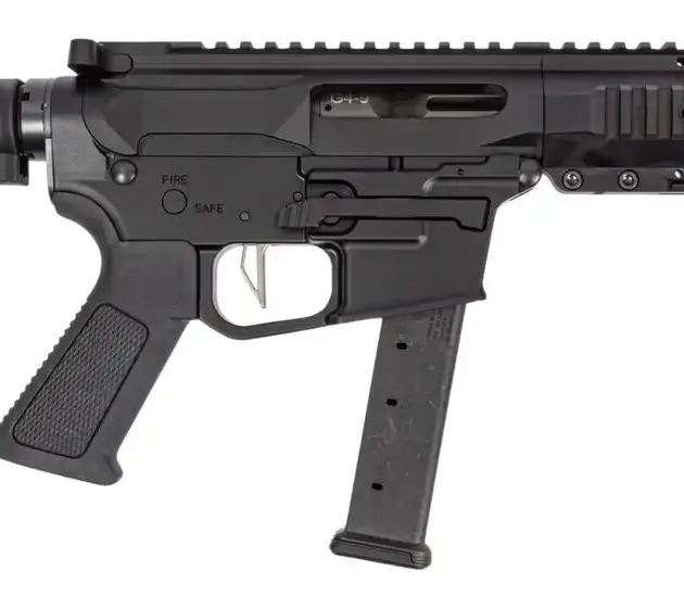 DPMS KITTY KAT G9 9MM PISTOL 4" A4 QUAD RAIL, CAR BRACE 1-33RD GLOCK MAG
