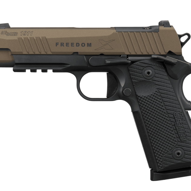 SIG SAUER 1911 X CARRY FREEDOM 45ACP 2 TONE BRONZE, O.R. 2-8RD MAGS