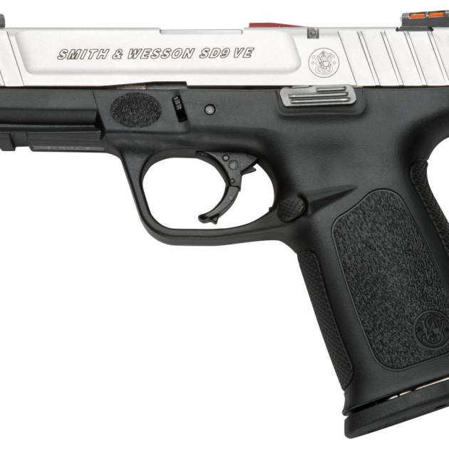 SMITH AND WESSON SD9VE 9MM 10+1 4" SS HI-VIZ