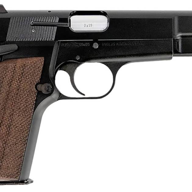 Inglis 12000009 P-35 Hi-Power 9mm 4.7" 15+1 Black