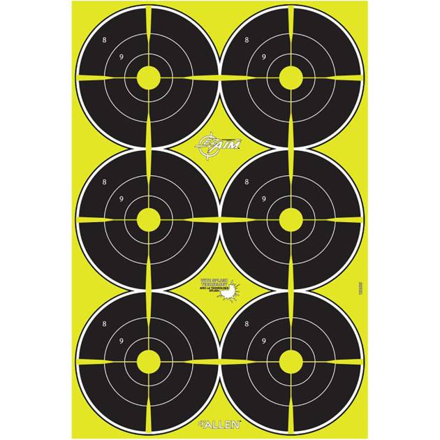 EzAim Splash Bullseye Targets 6 in. 8 pk.