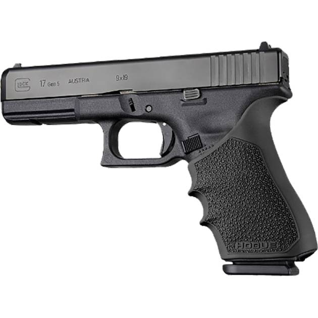 Hogue HandAll Beavertail Grip Sleeve Black Glock 17/G17L/G19X/G34/G34 MOS Gen 1/2/5