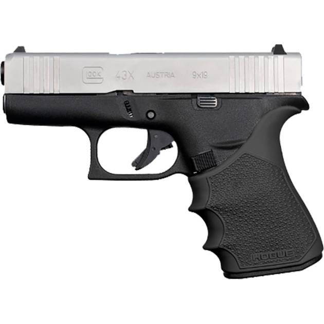 Hogue HandAll Beavertail Grip Sleeve Black Glock 43X/48