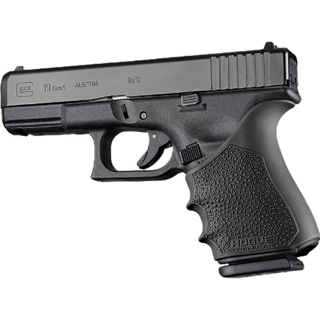 Hogue HandAll Beavertail Grip Sleeve Black Glock 19/23/32/38 Gen 1-2-5