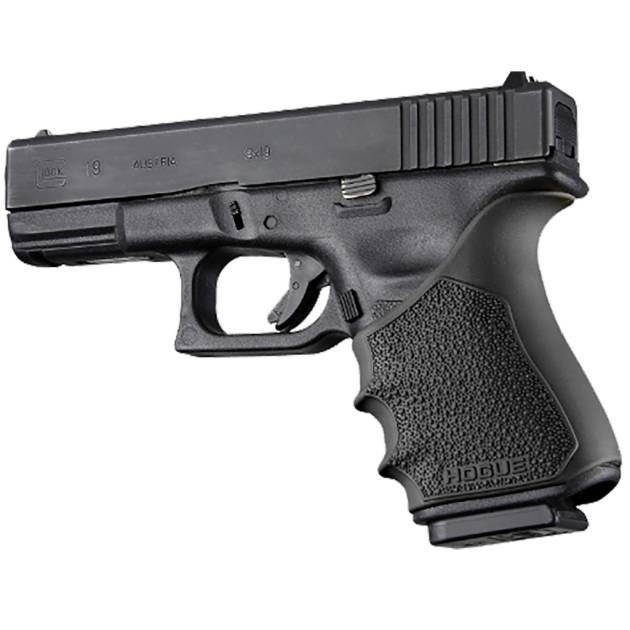 Hogue HandAll Beavertail Grip Sleeve Black Glock 19/23/32/38 Gen 3-4