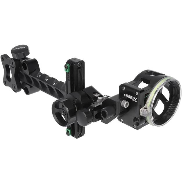 Apex Aegis Fiber-Optic Series Black 1-Pin .019