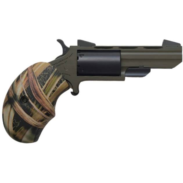 NAA Green Hunter Revolver 22 Mag. 2 in. OD Green Cerakote 5 rd.