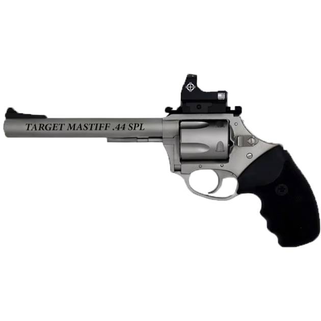 Charter Arms Target Mastiff Revolver 44 Spl.  6 in Stainless 5 shot w/ Optic