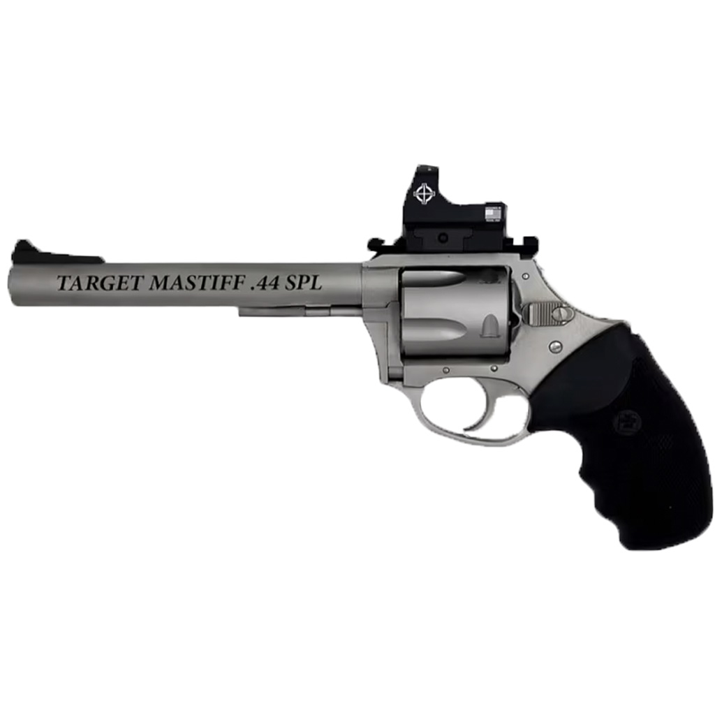 Charter Arms Target Mastiff Revolver 44 Spl. 6 in Stainless 5 shot w/ Optic