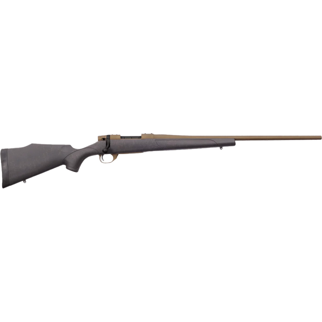 Weatherby Vanguard Weatherguard Bronze Rifle 7MM PRC 26 in. Grey and Burnt Bronze Threaded RH - Image 2