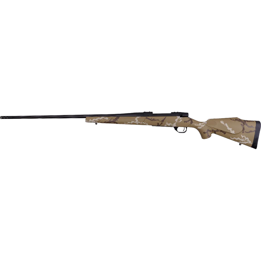 Weatherby Vanguard Outfitter Rifle 243 Win 22 in Tan w/Brake RH - Image 2