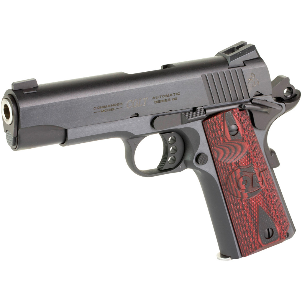 Colt 1911 Combat Commander Pistol 38 Super 4.25 in. Blued 9 rd. - Image 3