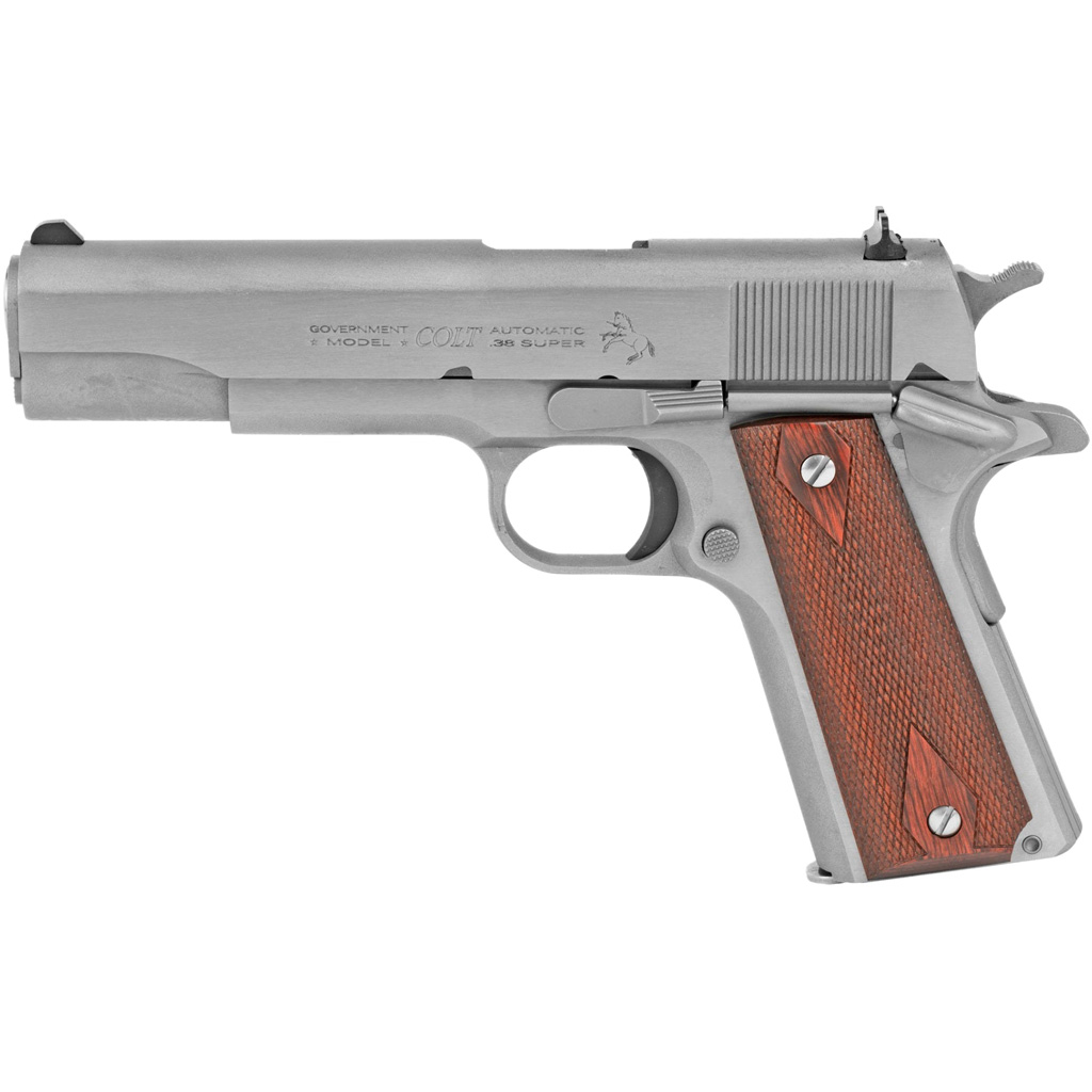 Colt 1911 Pistol 38 Super 5 in. Stainless 9 rd. - Image 3