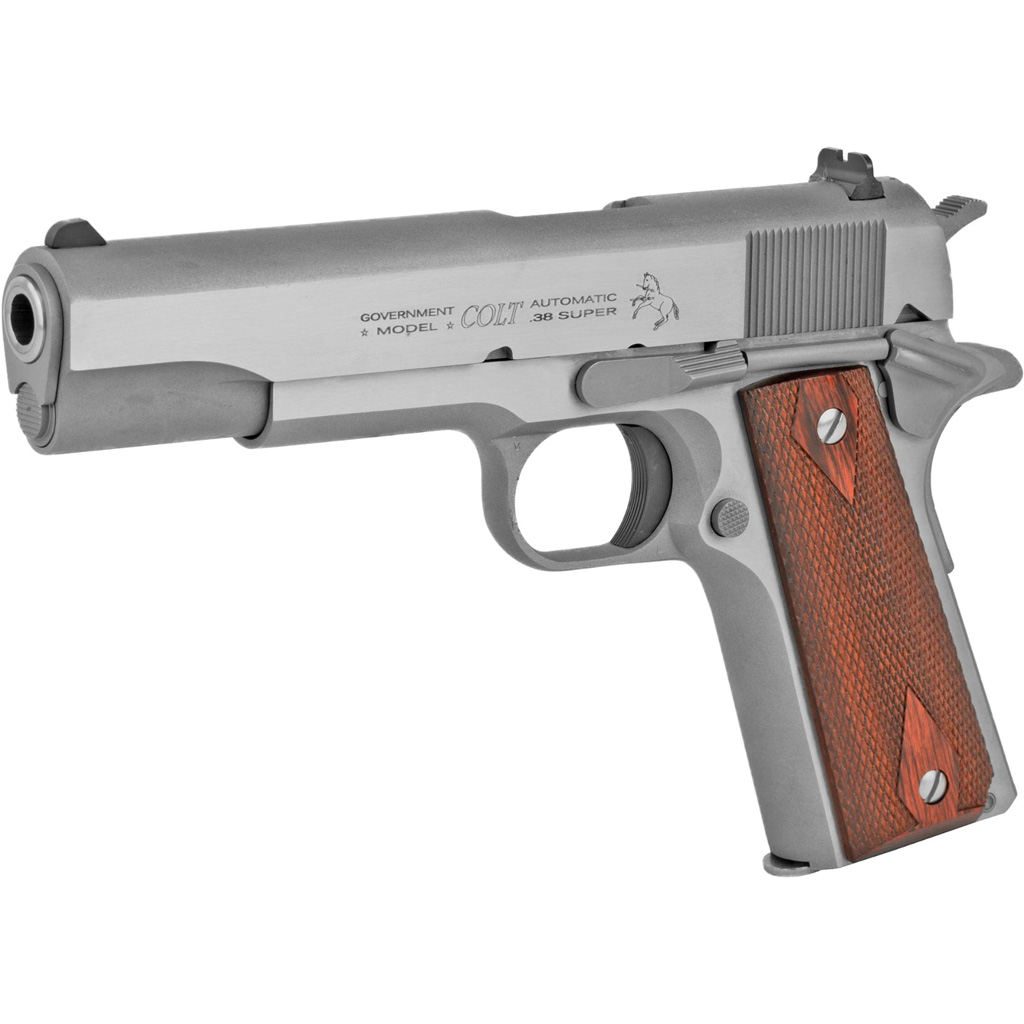 Colt 1911 Pistol 38 Super 5 in. Stainless 9 rd. - Image 2