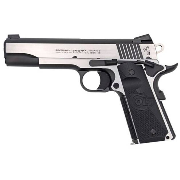 Colt 1911 Combat Elite Commander Pistol 45 ACP 5 in. Stainless w/Black PVD Two Tone 8 rd.