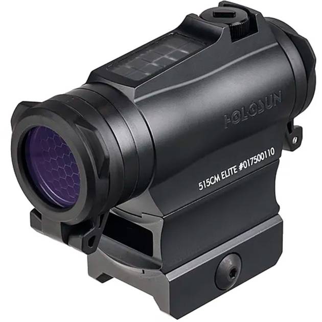 Holosun HE515CM Rifle Sight Green Multi-Reticle,Aluminum, Solar