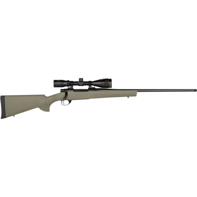 Howa M1500 Hogue GamePro 2 Rifle 7mm Rem Mag 24 in. Green Scope Package