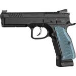 CZ Shadow 2 Optic Ready Pistol 9mm 4.89 in. Black/Blue Grips 19+1 rd.