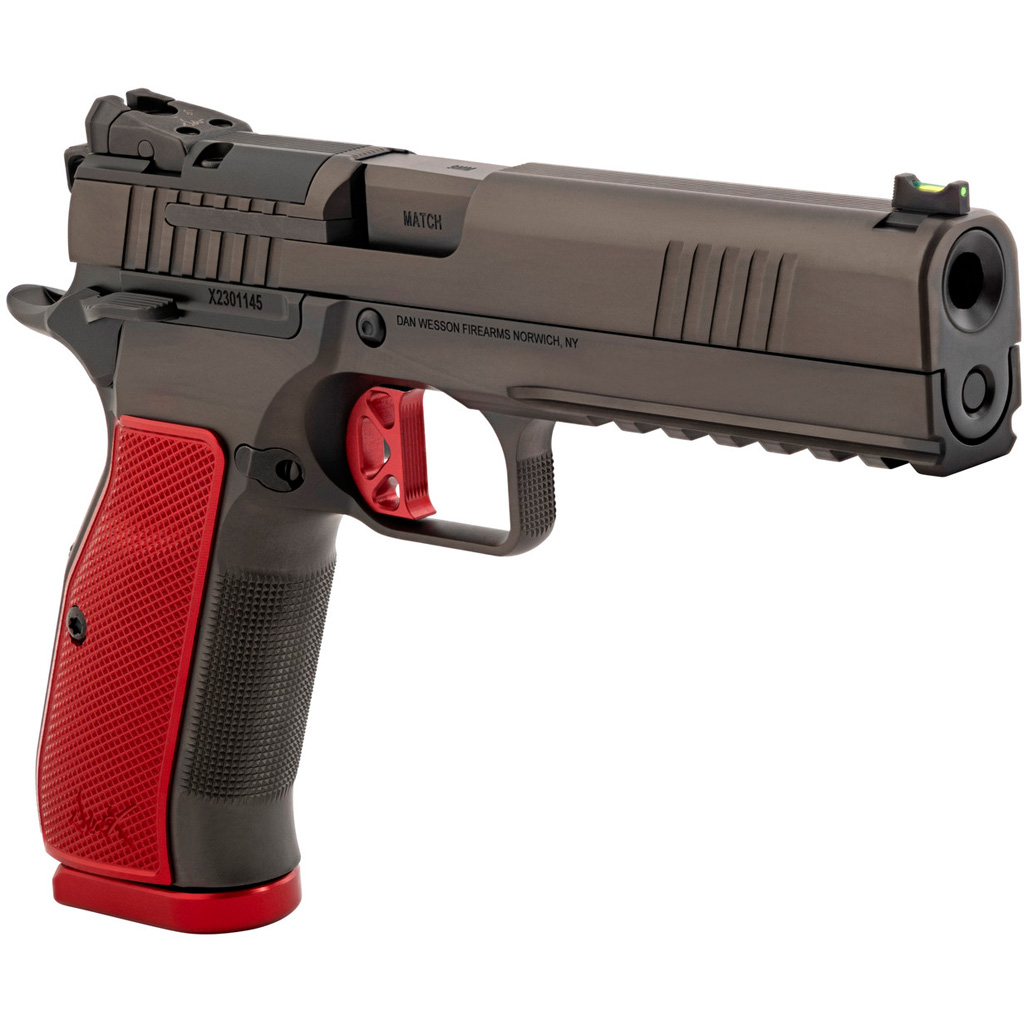 Dan Wesson DWX Optic Ready Pistol 9mm 4.95 in. Black/Red Grips 10+1 rd. - Image 2