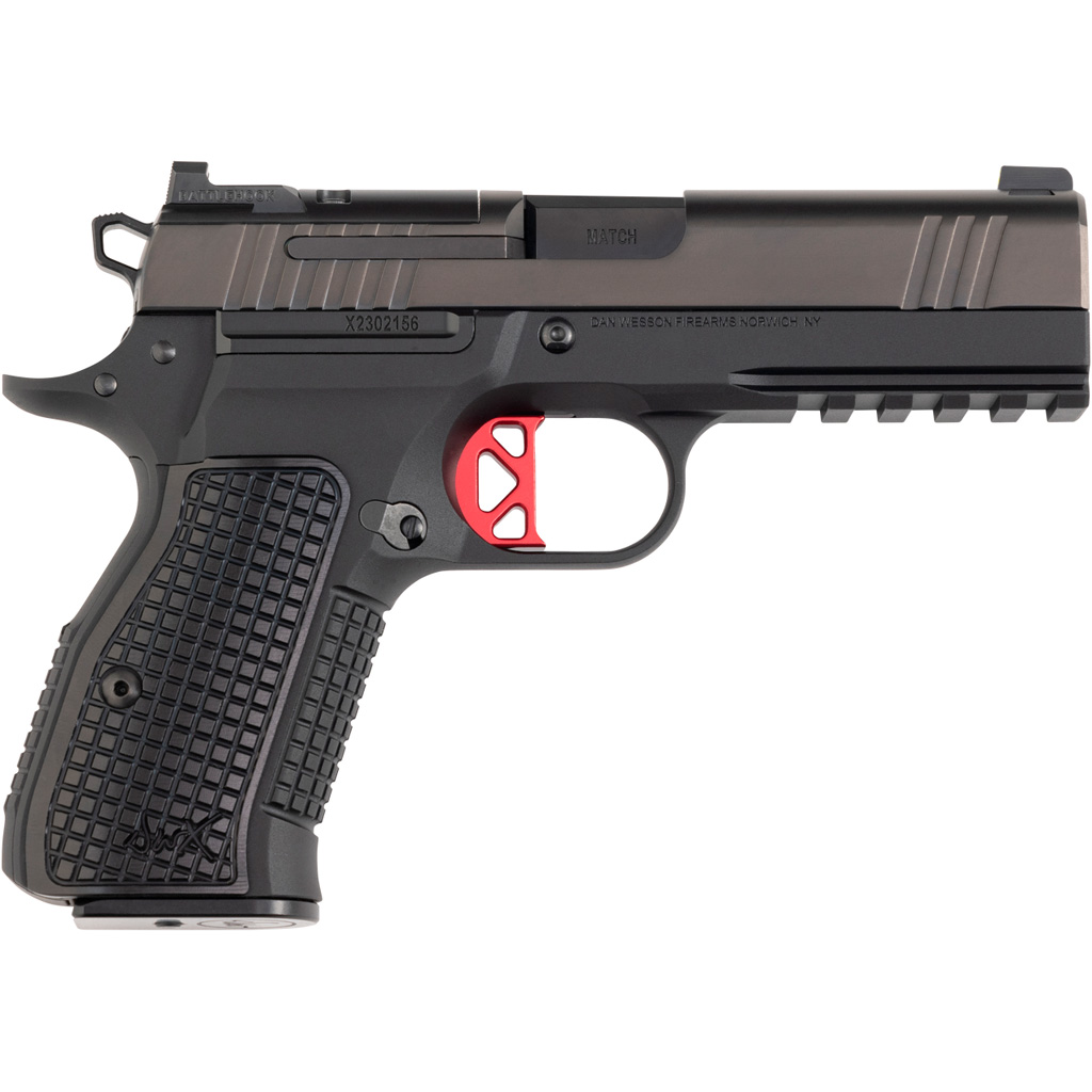 Dan Wesson DWX Compact Optic Ready Pistol 9mm 4 in. Black w/Rail 15+1 rd. - Image 3