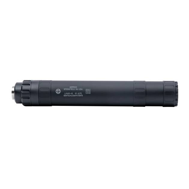 Gemtech Lunar-45 black .45 ACP modular suppressor
