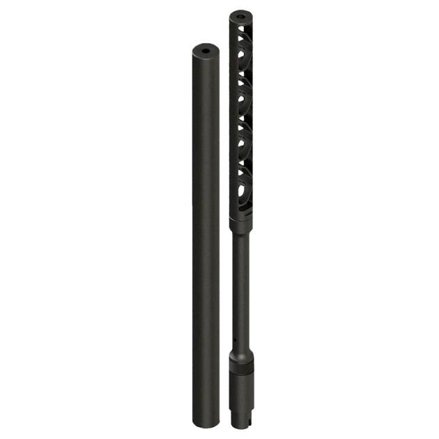 Gemtech MIST-22 .22 LR integrally suppressed 10/22 barrel in black Isonite