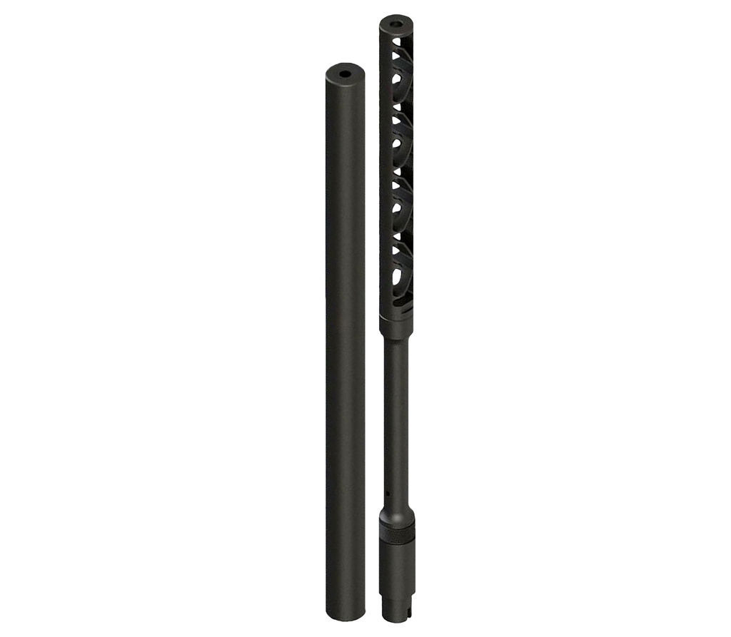 Gemtech MIST-22 .22 LR integrally suppressed 10/22 barrel in black Isonite