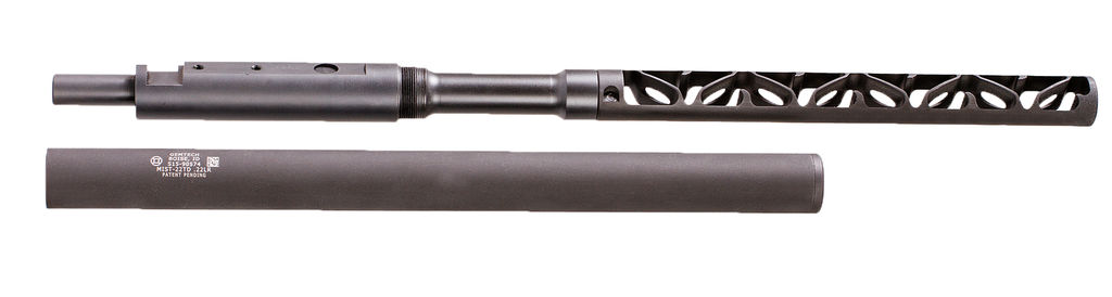 Gemtech MIST-22TD .22 LR integrally suppressed barrel assembly